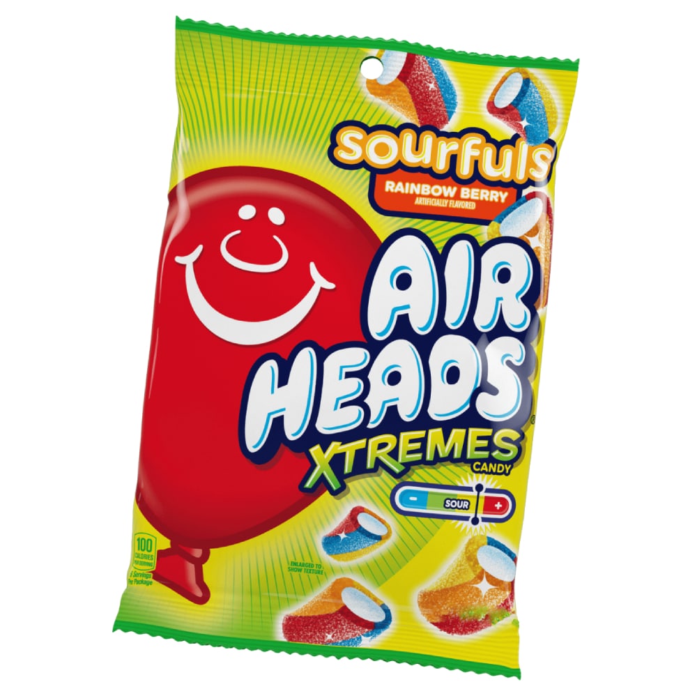 Air Heads Peg Bites Fruit 108g DLC: JUL-22 main image 1