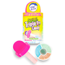 Load image into Gallery viewer, Dip-N-LIk Triple Dip Candy Sour 24g.