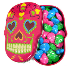 Load image into Gallery viewer, Sugar Skulls Candy Tin.