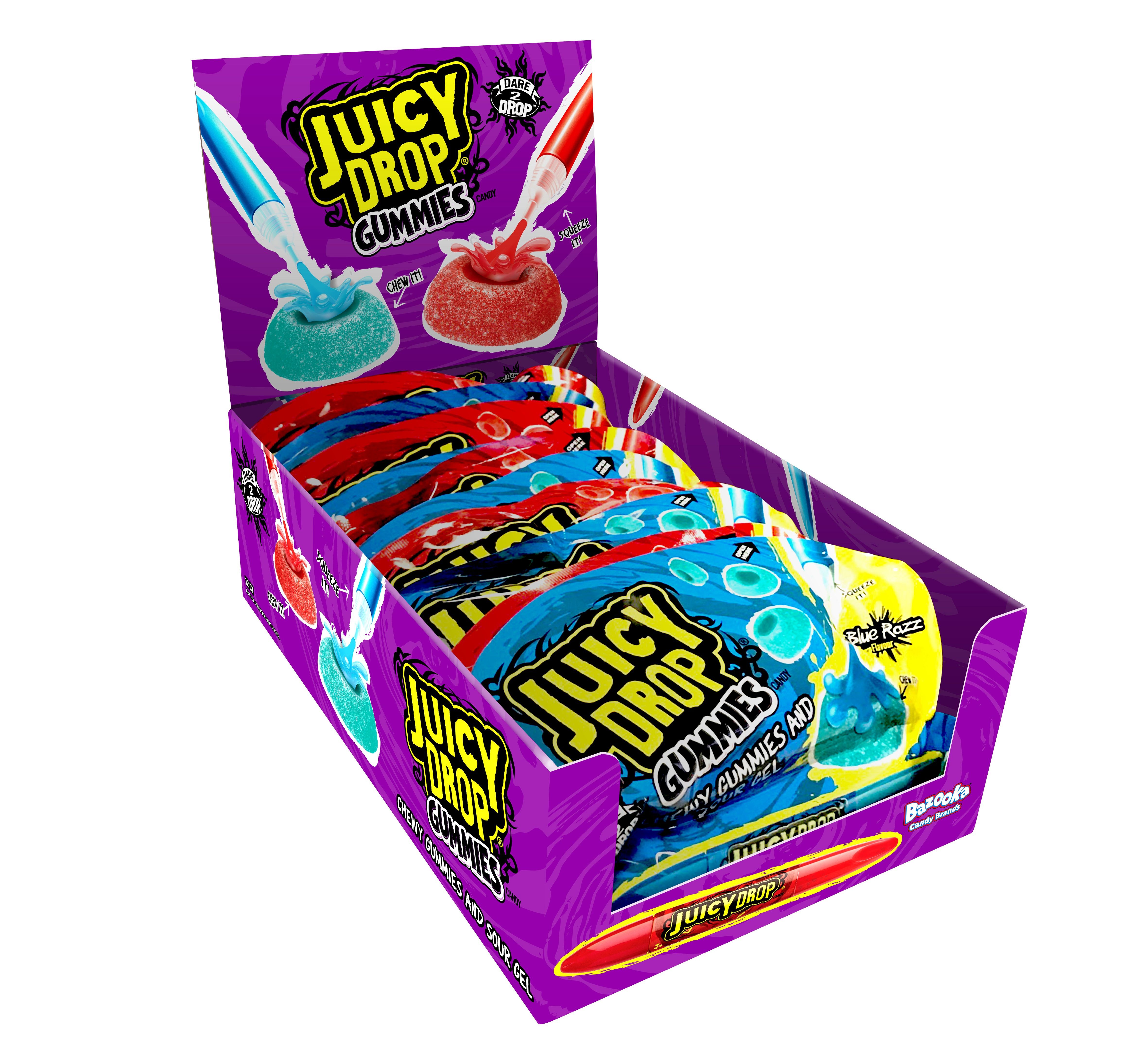 Juicy Drop Gummies Sour Gel. Sugar Rush Neath