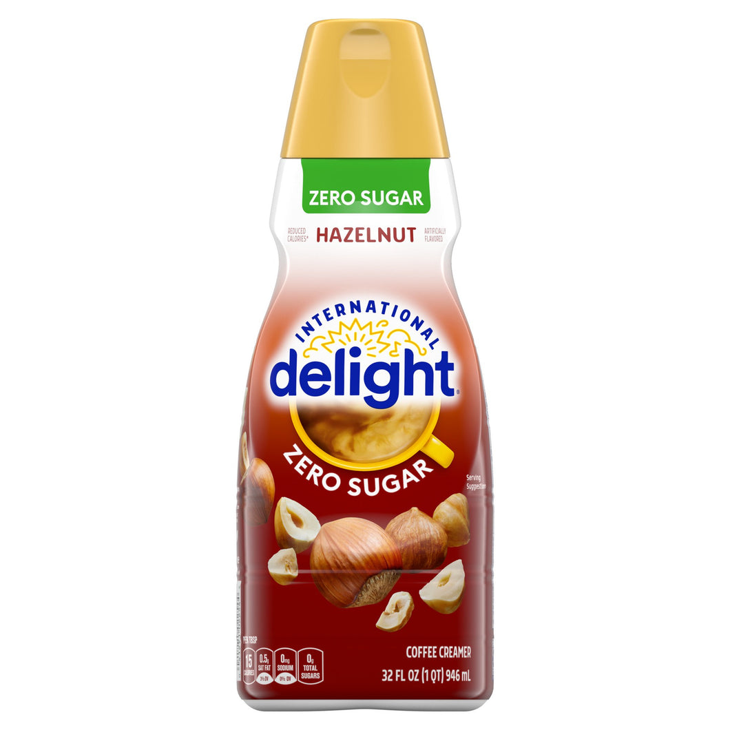 International Delight Coffee Creamer Zero Sugar Hazelnut 946ml