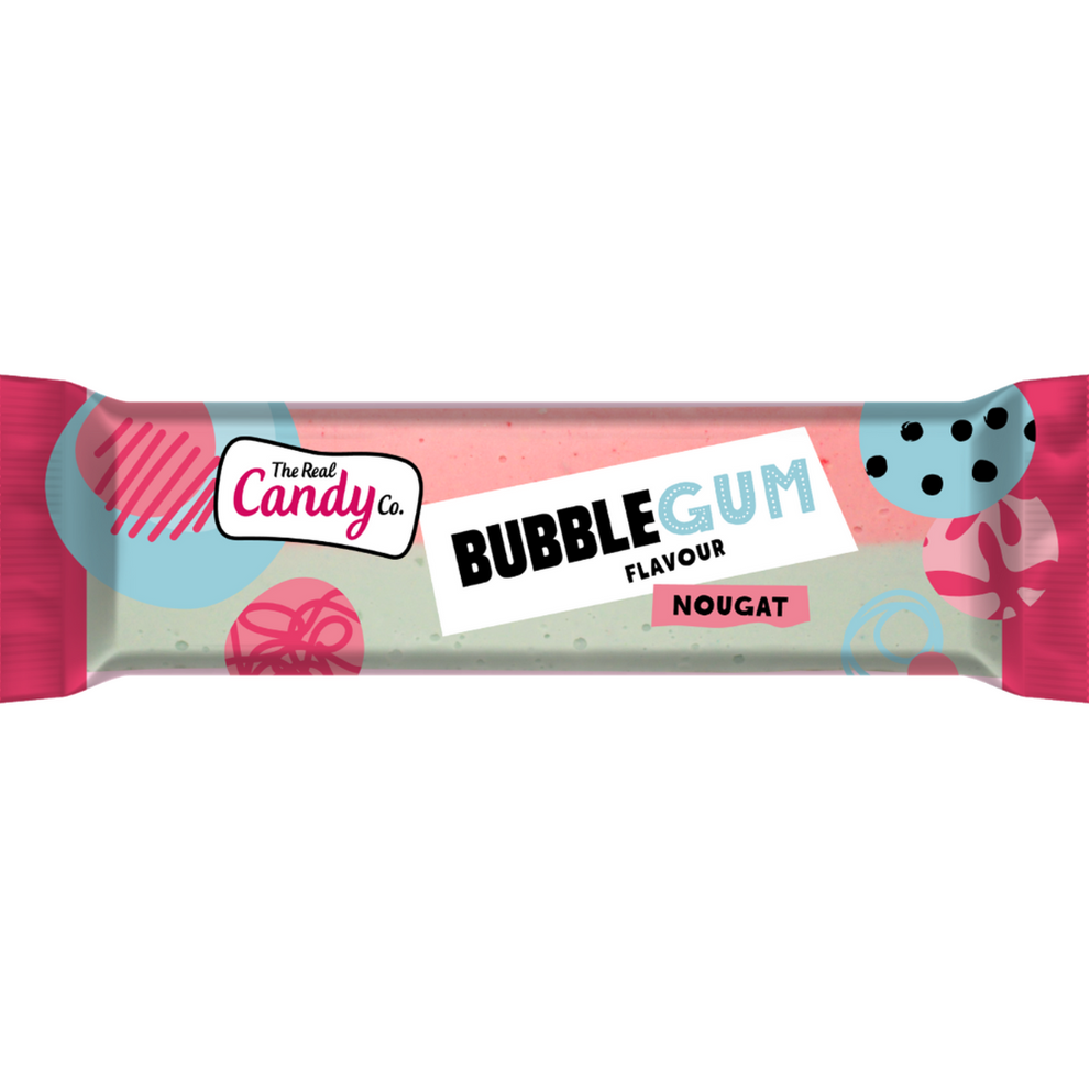 The Real Candy Co Bubblegum Nougat 130g