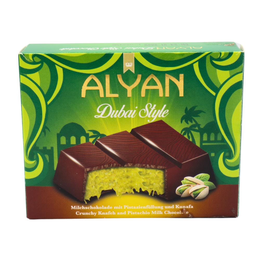 Alyan Dubai Style Chocolate 100g