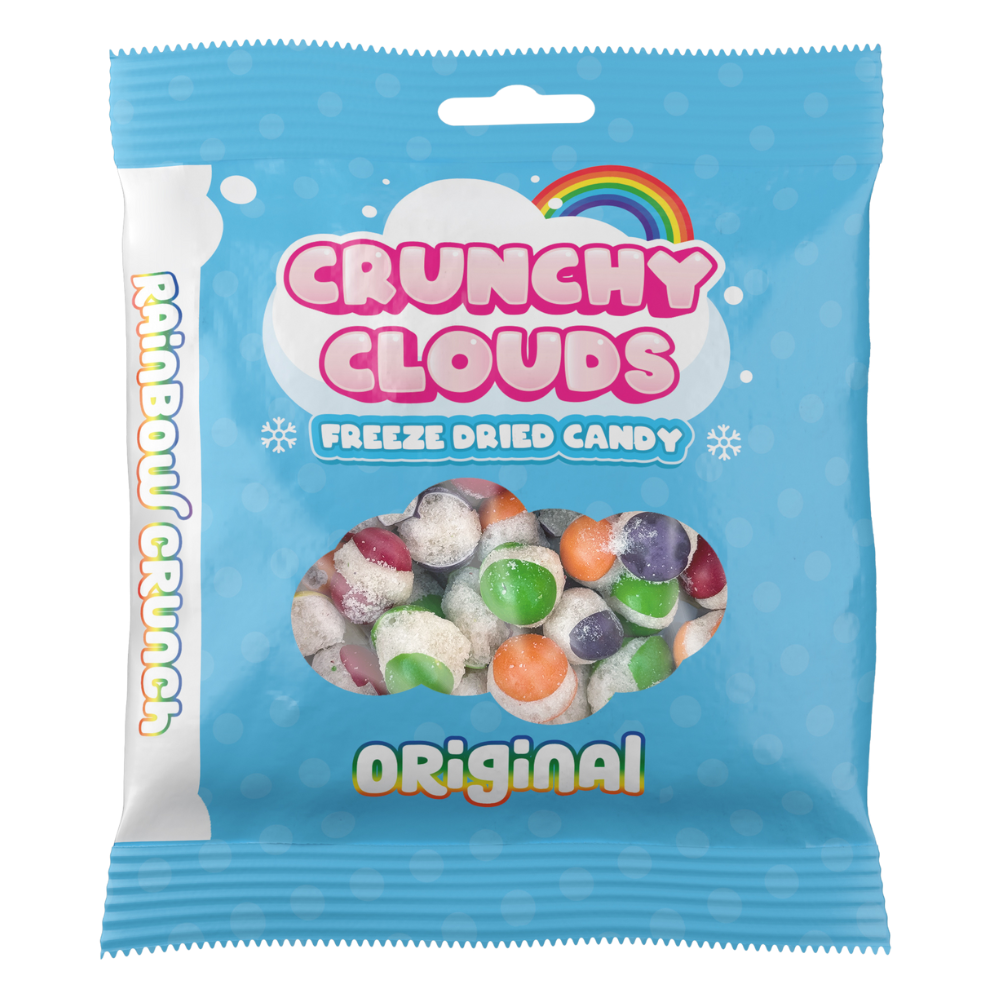 Crunchy Clouds Freeze Dried Candy Rainbow Crunch Original 50g