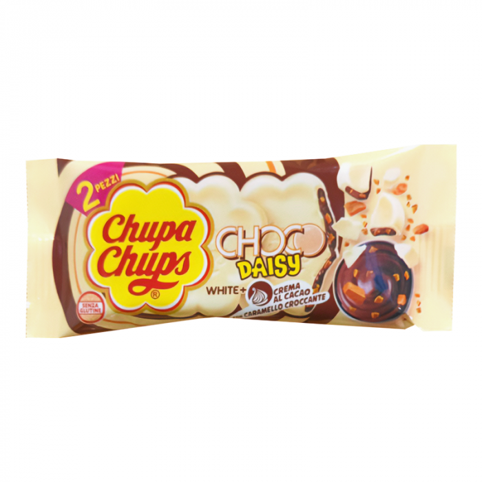 Chupa Chups Choco Daisy White Caramel 32g