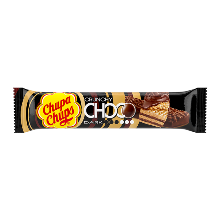 Chupa Chups Crunchy Choco Dark 27g