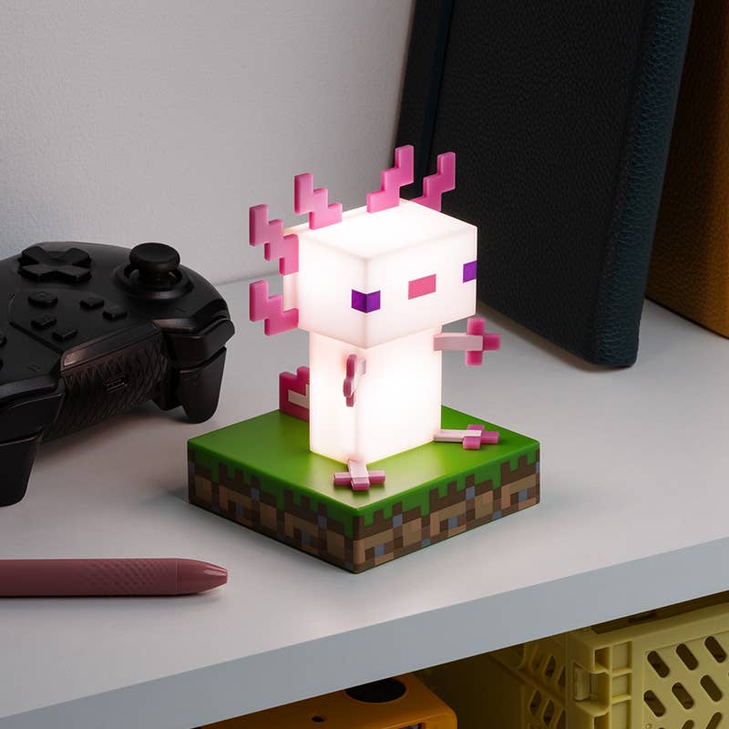 Minecraft Axolotl Icon Light