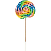 Candy Paradise Rainbow Swirl Lollipop 80g