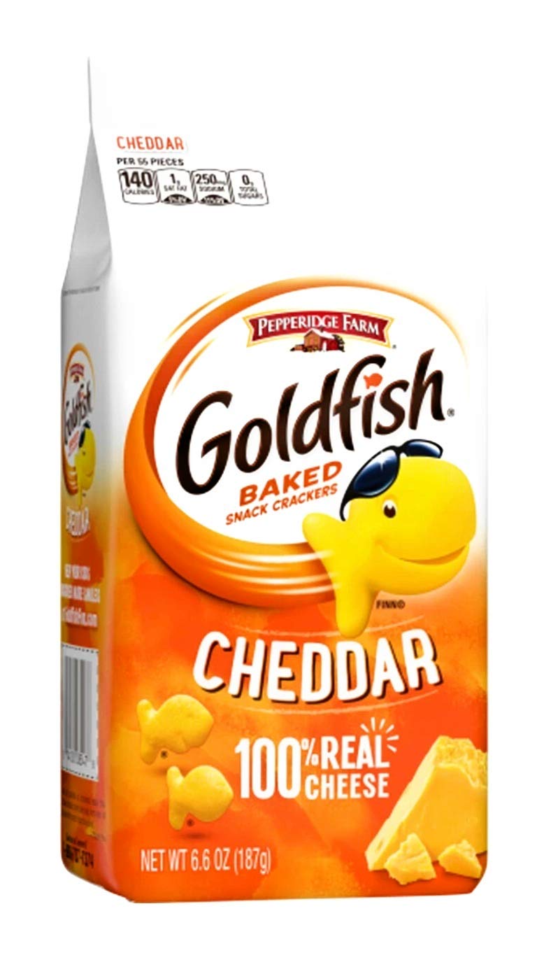 Goldfish Cheddar Baked Snack Crackers 187g
