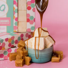 Load image into Gallery viewer, XO Marshmallow Salted Caramel Marshmallows 128g
