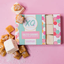 Load image into Gallery viewer, XO Marshmallow Salted Caramel Marshmallows 128g
