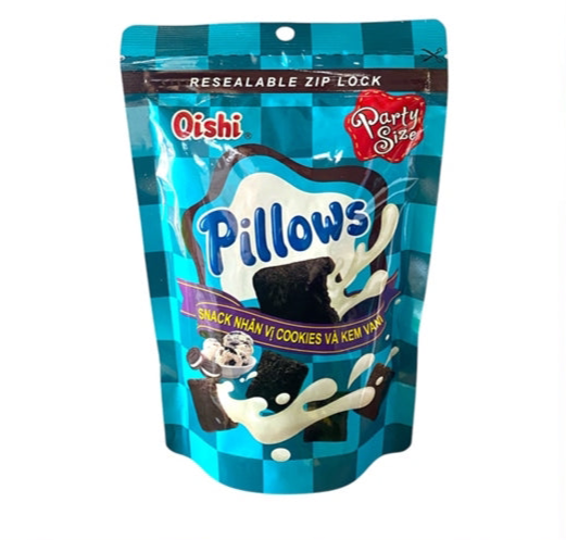 Oishi Pillows Party Size Cookies & Vanilla Ice Cream 80g