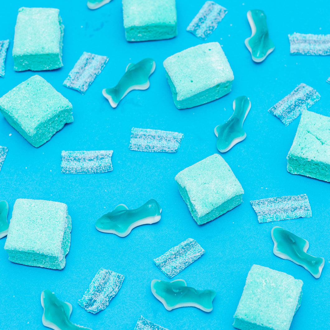 XO Marshmallow Sour Blue Raspberry Marshmallows 12