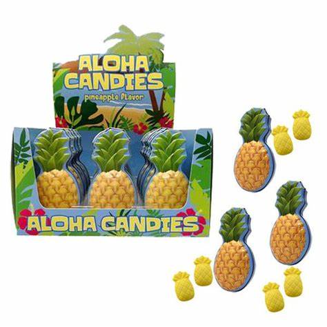 Aloha Candies Pineapple Tin.