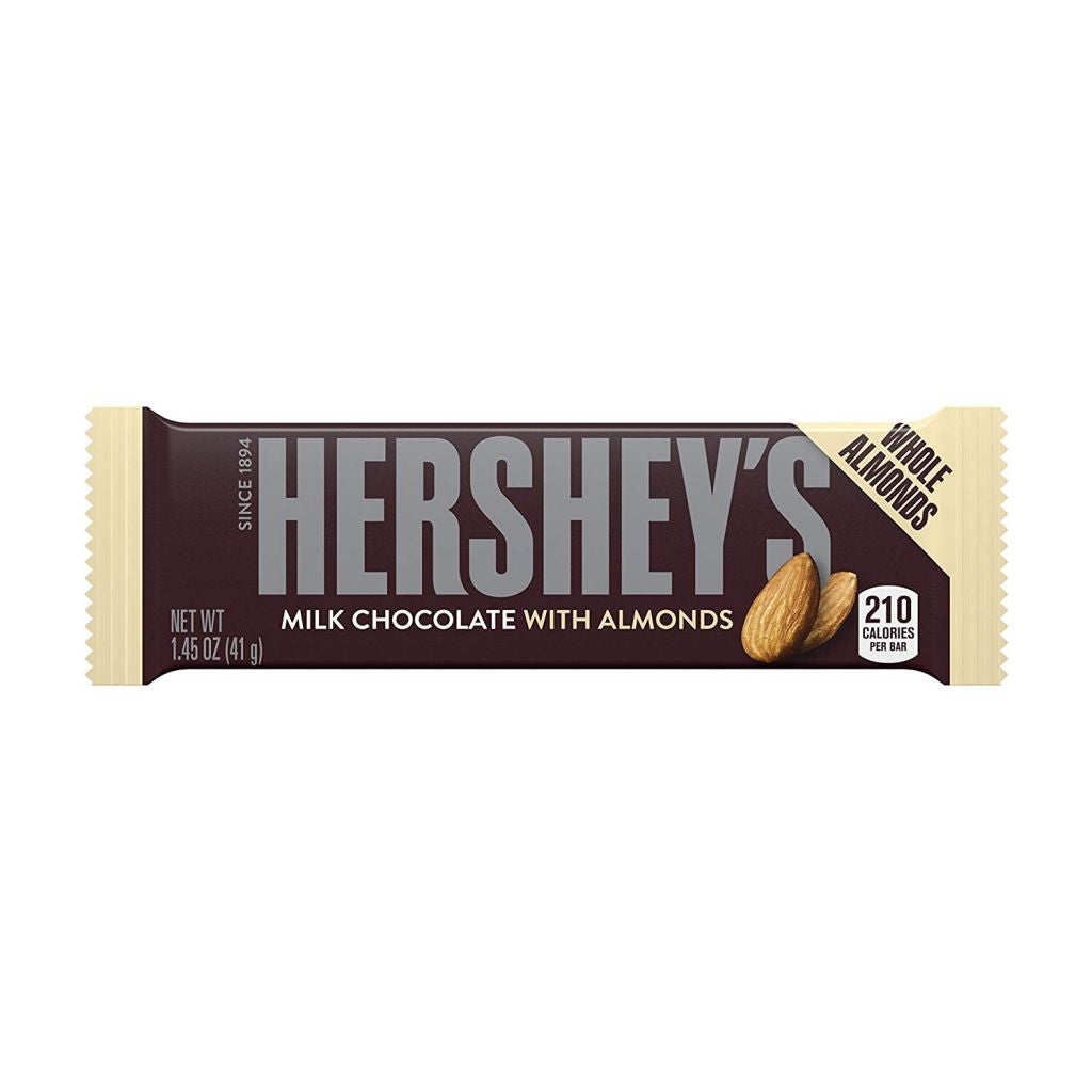 Hersheys Milk Chocolate with Almond 41g.