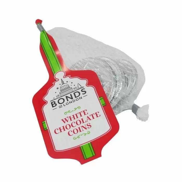 Bonds White Chocolate Coins 25g