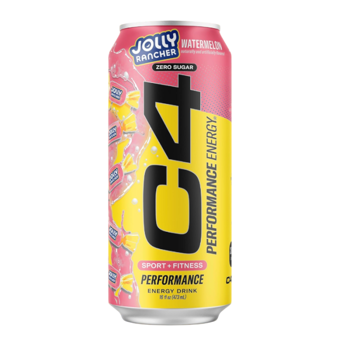 C4 Zero Sugar Energy x Jolly Rancher Watermelon 473ml