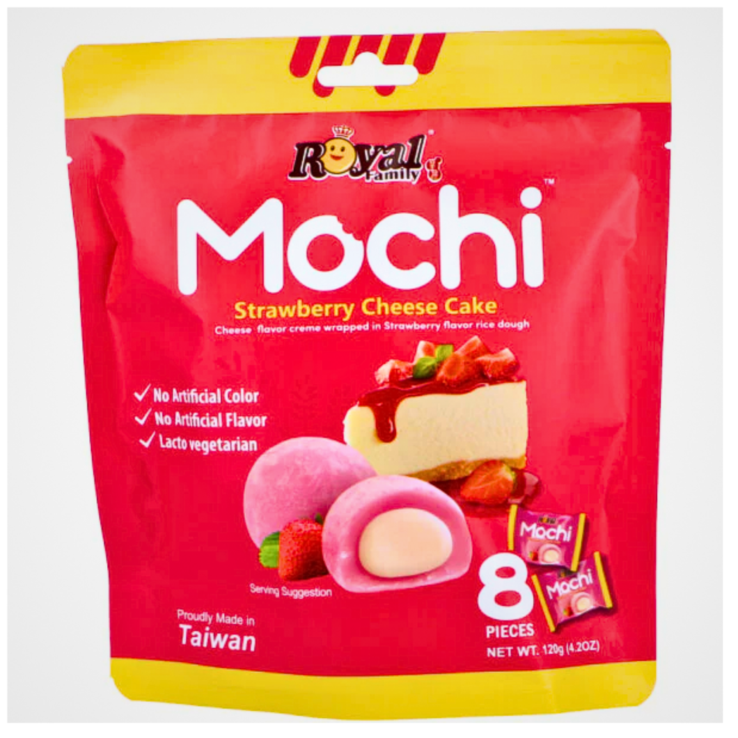 Royal Mochi Strawberry Cheesecake Flavour 120g