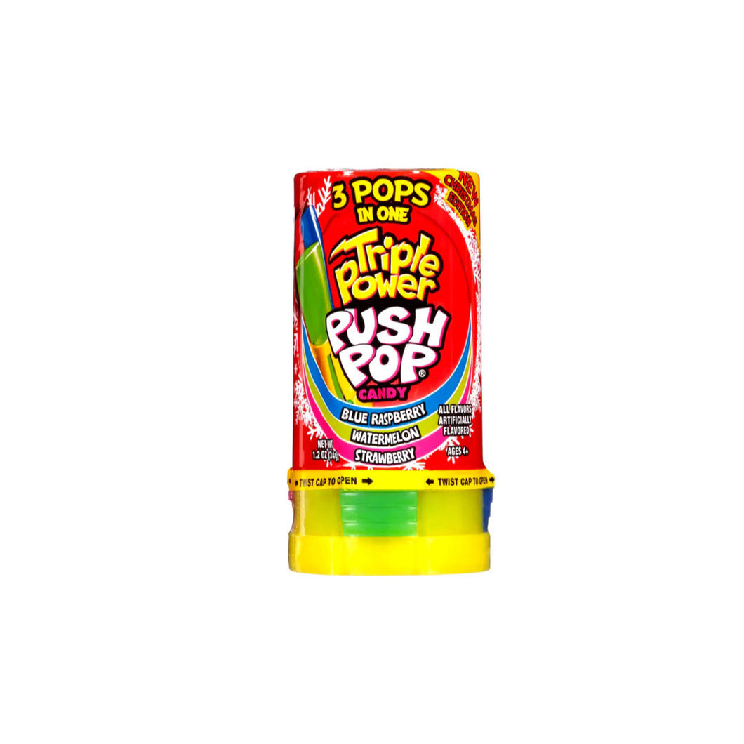Triple Power Push Pop Candy 34g