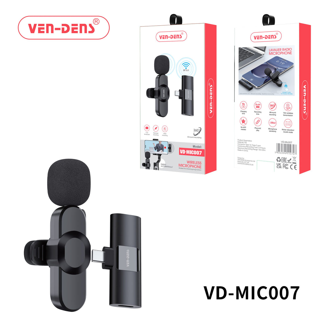 Ven-Dens Wireless Microphone VD-MIC007