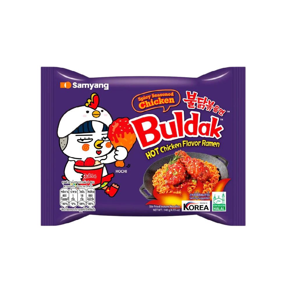 Buldak Spicy Seasoned Chicken Ramen 140g