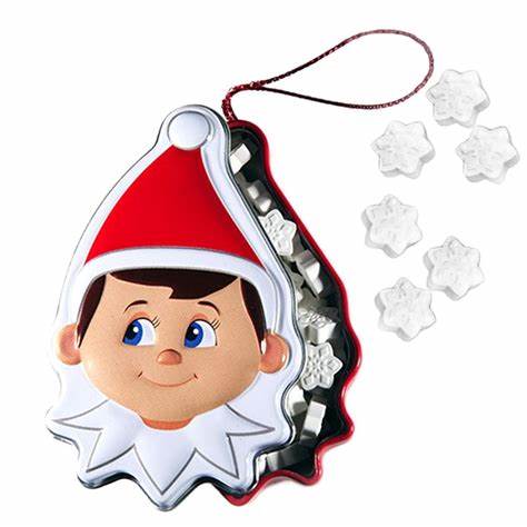 Elf on the Shelf Vanilla Snowflake Candy.