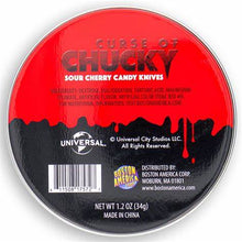 Load image into Gallery viewer, Chucky Sour Cherry Candy Knives.
