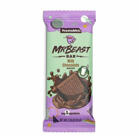 Mr Beast Bar Milk Chocolate.