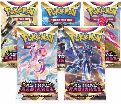 Pokémon Astral Radiance Booster Pack.