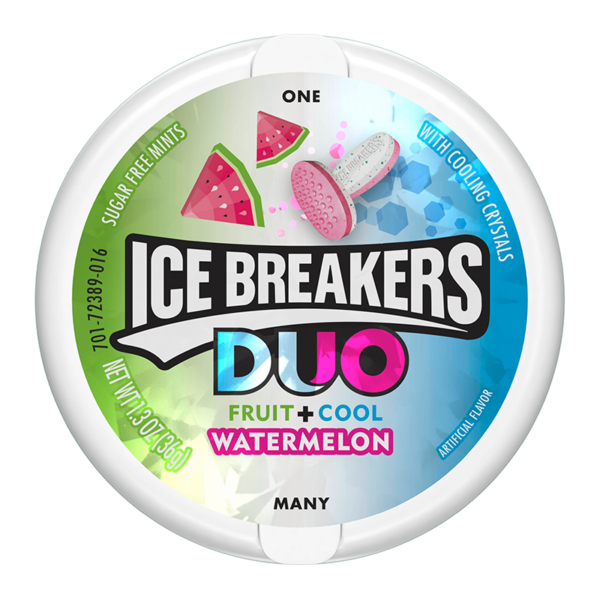 Ice Breakers Duo Mints Watermelon 36g.