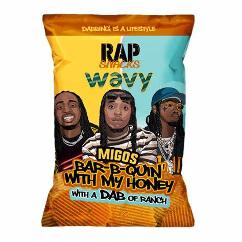 Rap Snacks Wavy BBQ & Ranch Migos