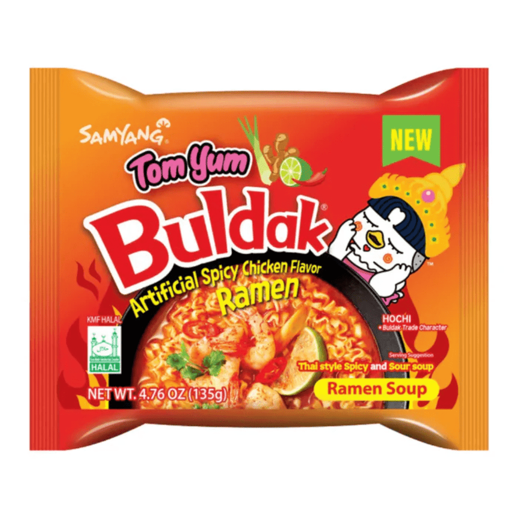 Buldak Hot Chicken Ramen Tom Yum USA 135g