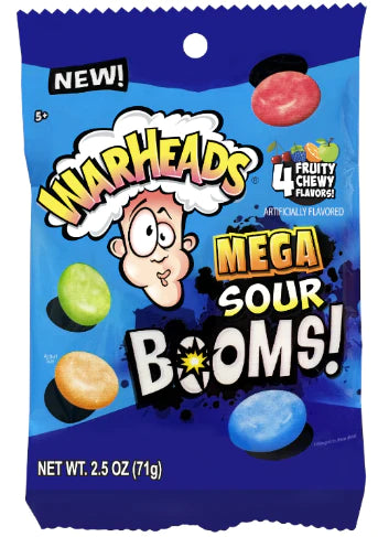 Warheads Mega Sour Booms! 71g.