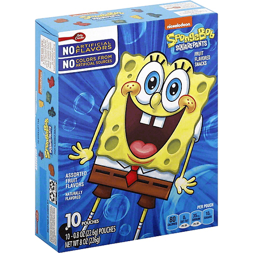 Spongebob Squarepants Fruit Snacks – Sugar Rush Neath