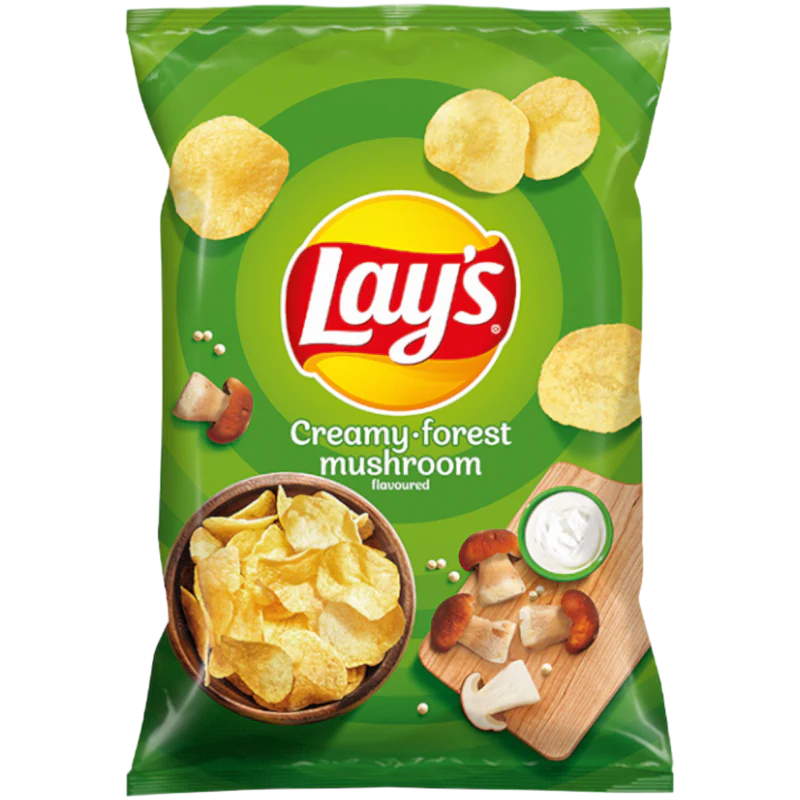 Lays Creamy Forest Mushroom 130g.