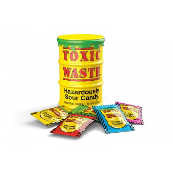 Toxic Waste Yellow Drum.