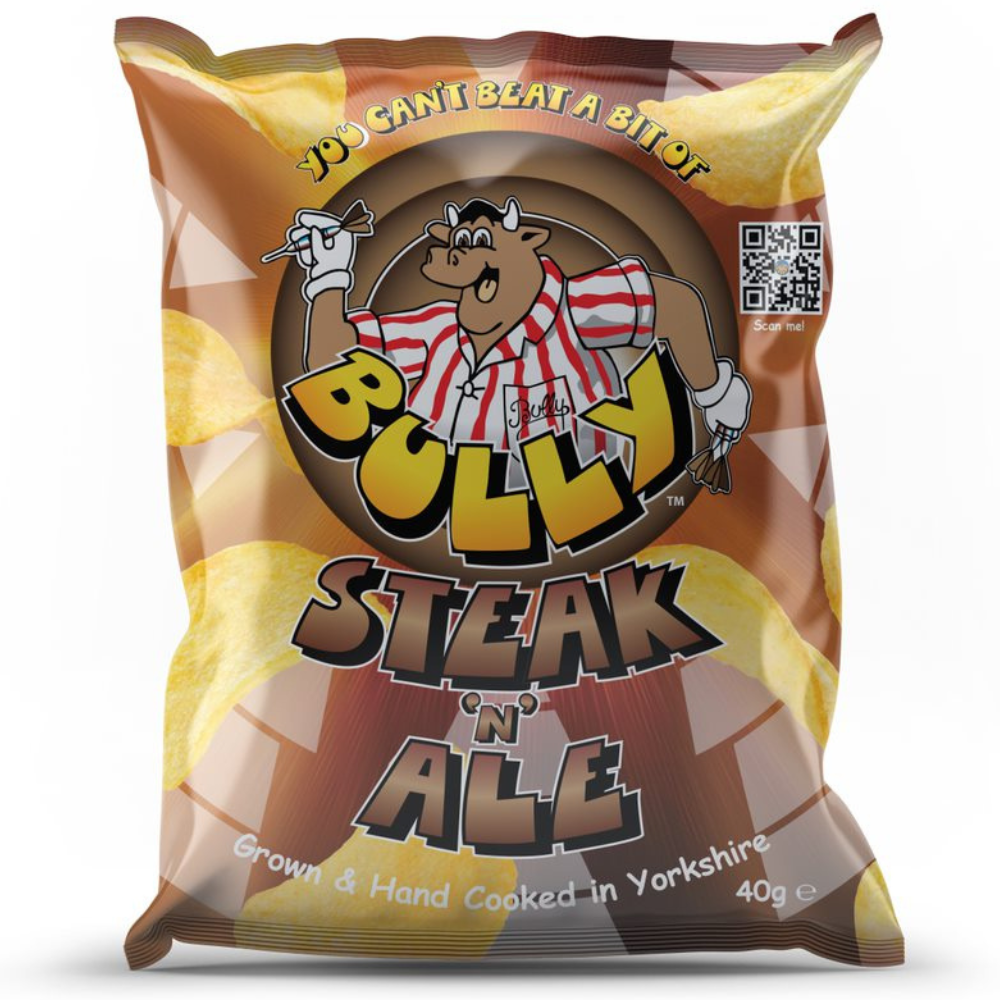 Bully Steak & Ale Crisps 40g