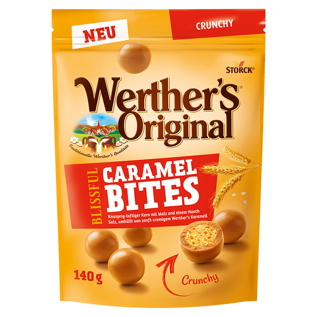 Werthers Original Blissful Caramel Bites Crunchy 140g