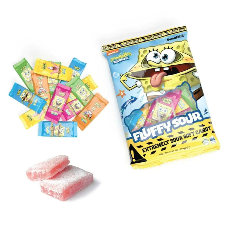 Nickolodeon Fluffy Sour Candy 70g.