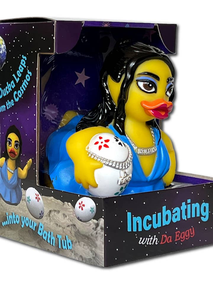 CelebriDucks Incubating with Da Eggy Duck