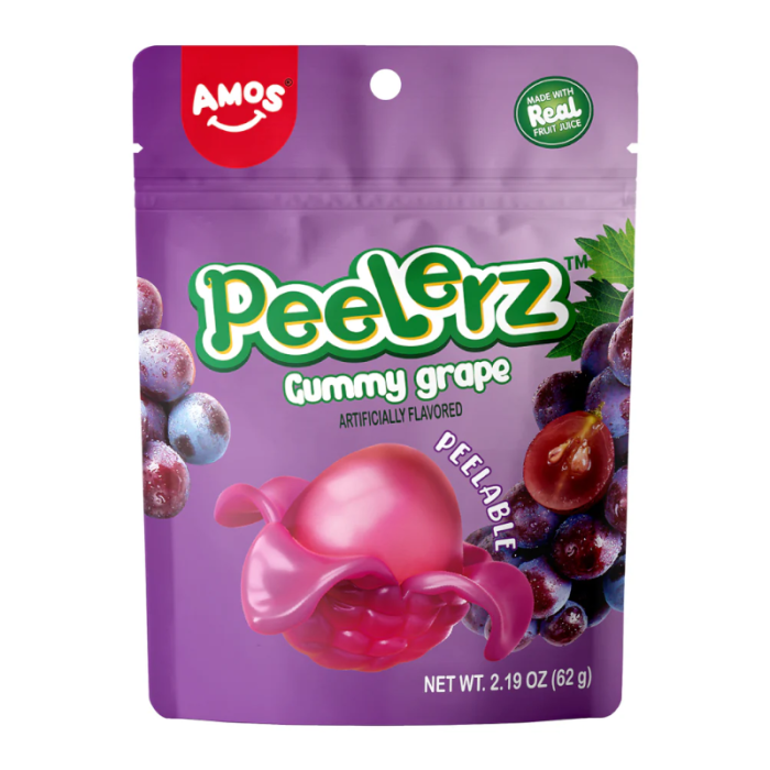 Amos Peelerz Gummy Grape 170g