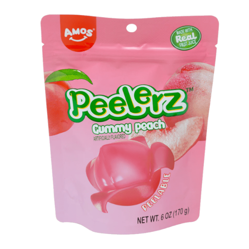 Amos Peelerz Gummy Peach 170g