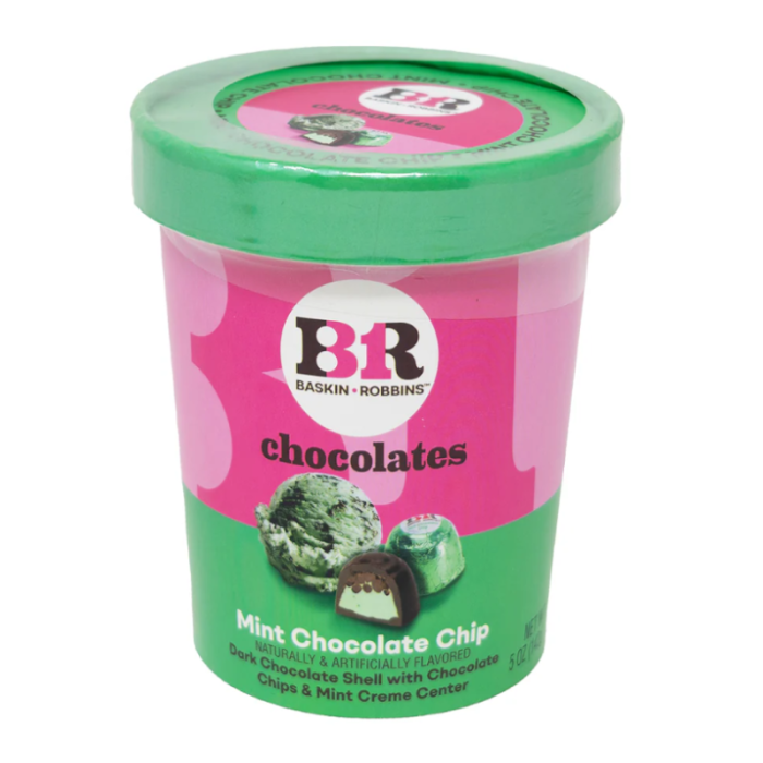 Baskin Robbins Mint Chocolate Chip Chocolates 142g