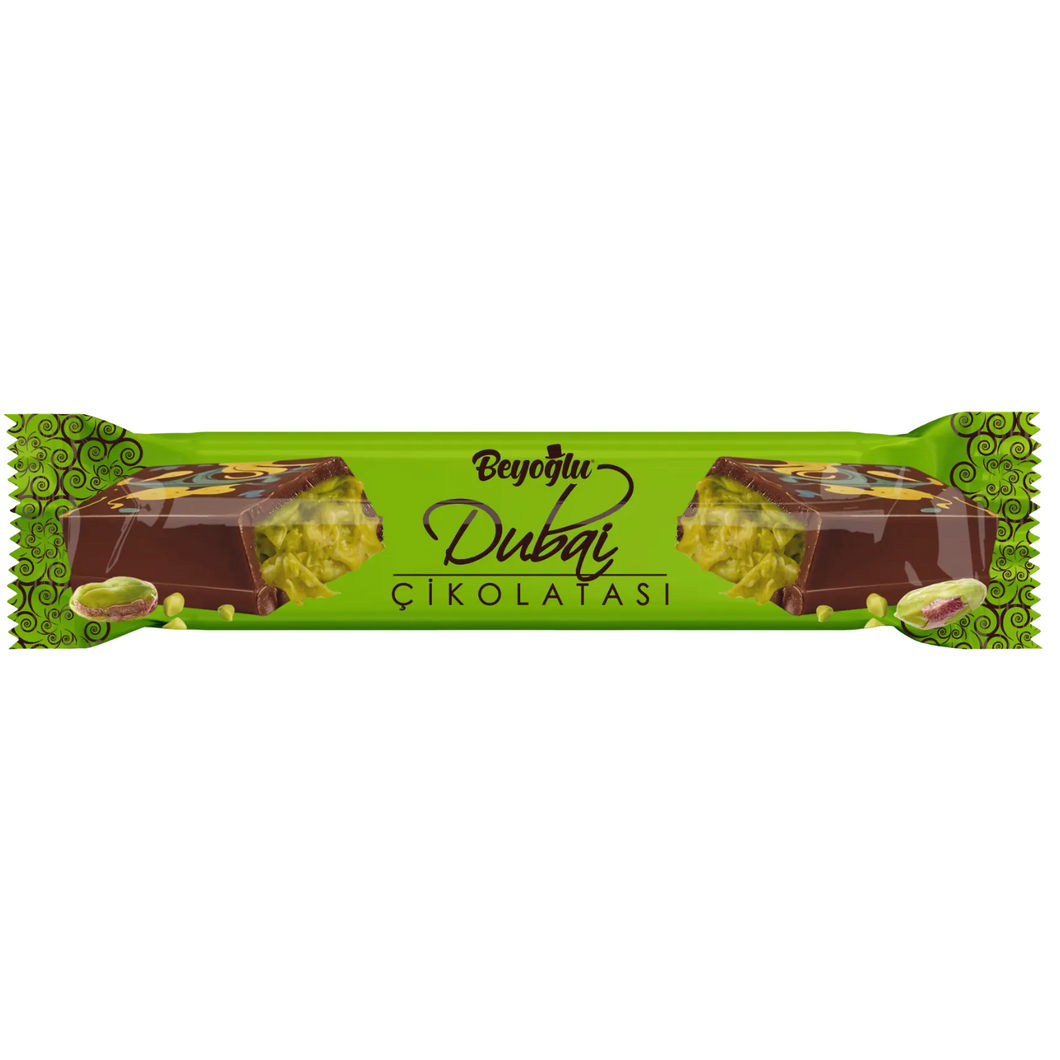 Dubaco Milk Chocolate with Kadayif and Pistachio Cream 35g