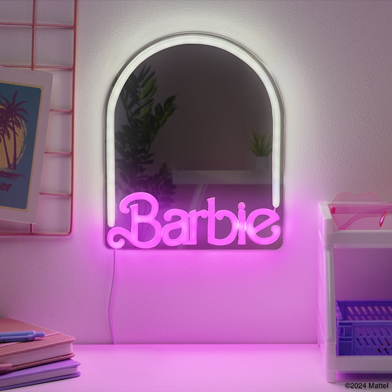 Barbie Wall Mountable Led Neon Mirror