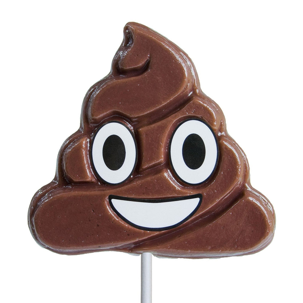Poop Emoji Cola Hard Candy Lollipop 37g