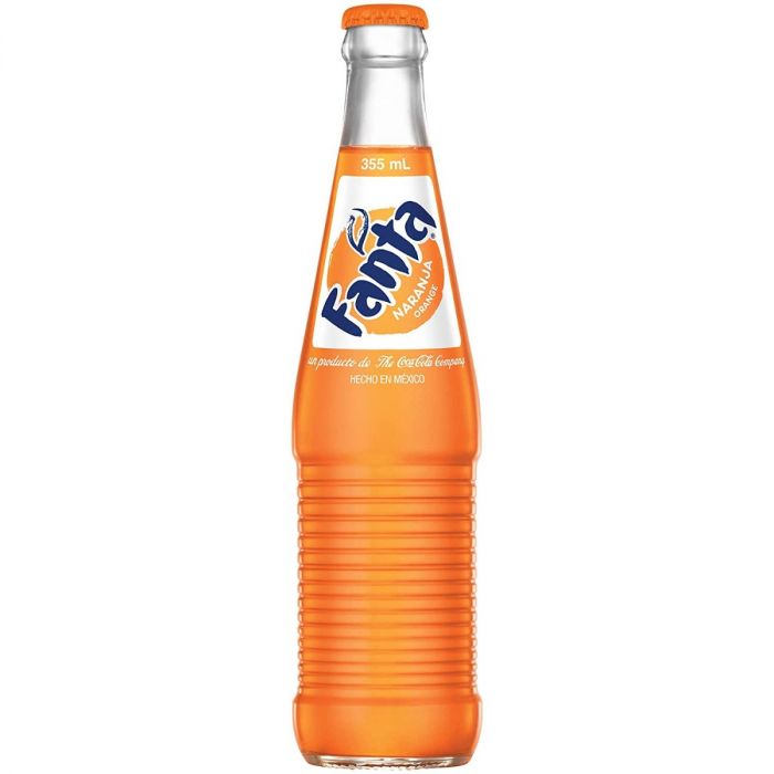 Fanta Orange Glass Bottle Mexico 355ml