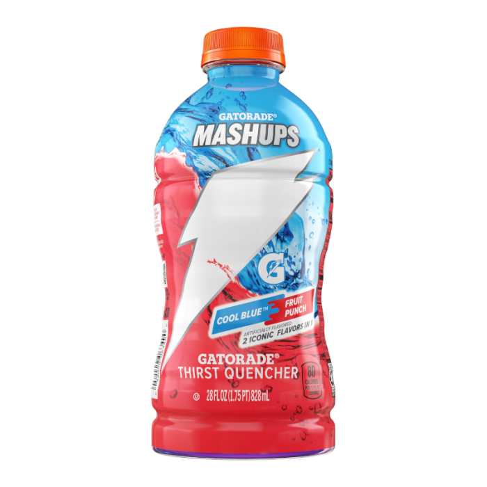 Gatorade Mashups Thirst Quencher Cool Blue x Fruit Punch 828ml