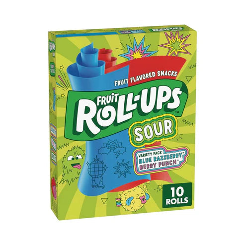 Fruit Roll Ups Sour Variety Pack 141g
