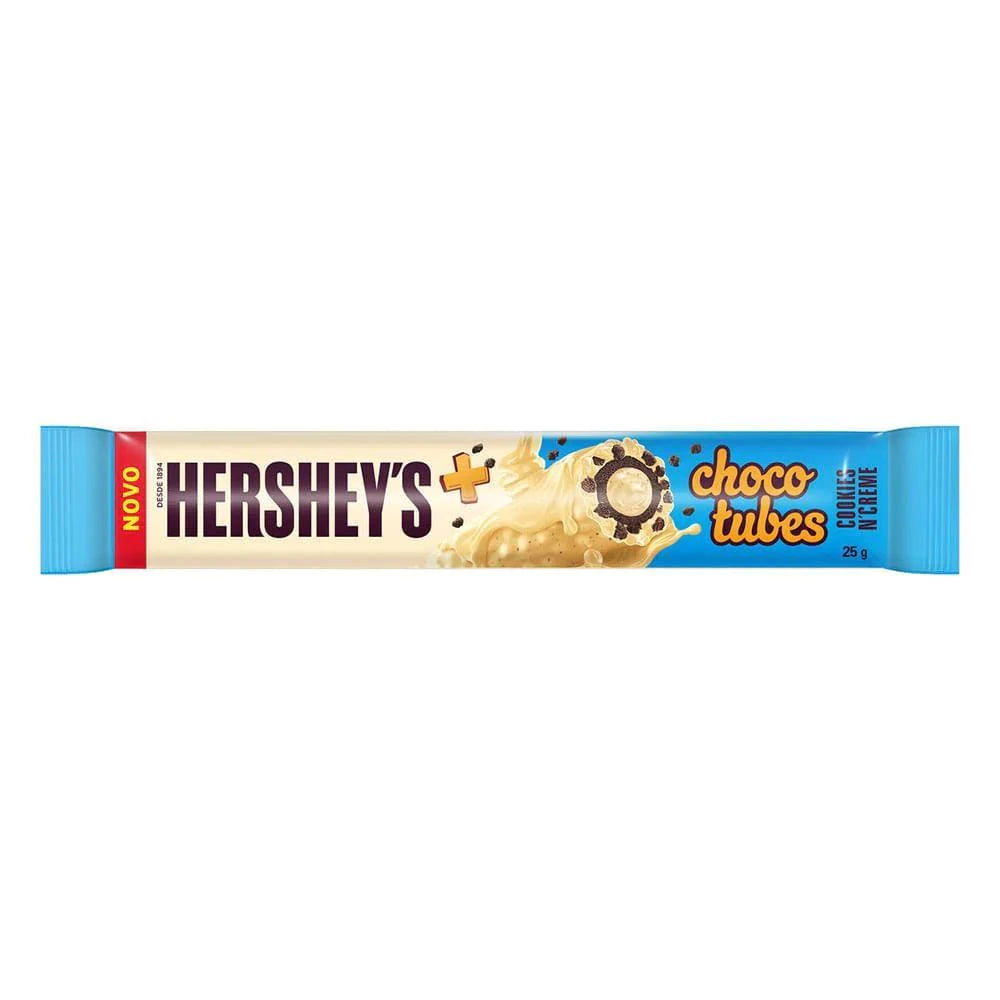 Hersheys Choco Tubes Cookies N Creme 25g.